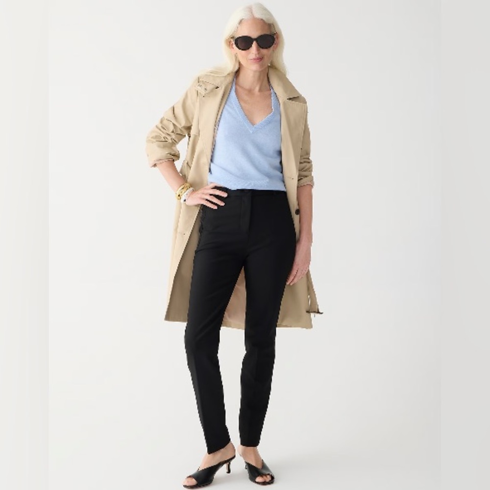 Cameron Slim Crop Pants J Crew Navy